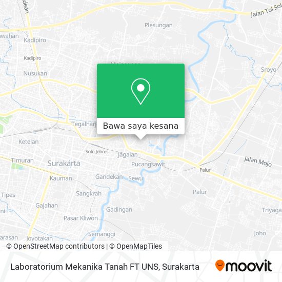 Peta Laboratorium Mekanika Tanah FT UNS