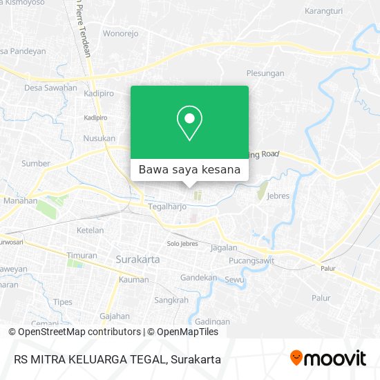 Peta RS MITRA KELUARGA TEGAL