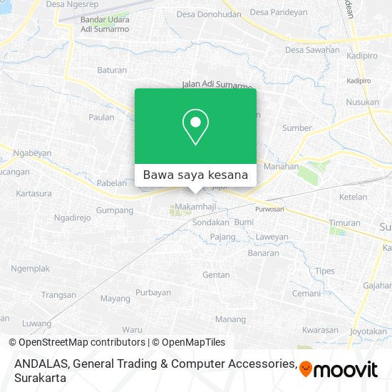 Peta ANDALAS, General Trading & Computer Accessories