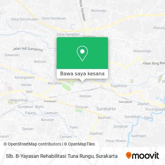 Peta Slb. B-Yayasan Rehabilitasi Tuna Rungu