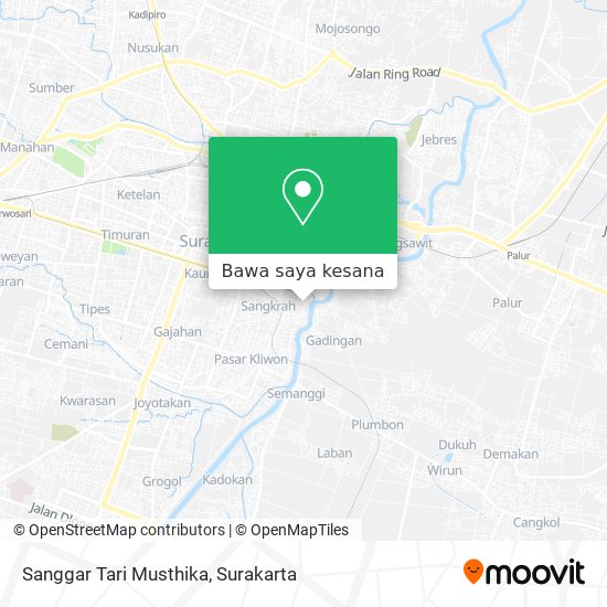 Peta Sanggar Tari Musthika