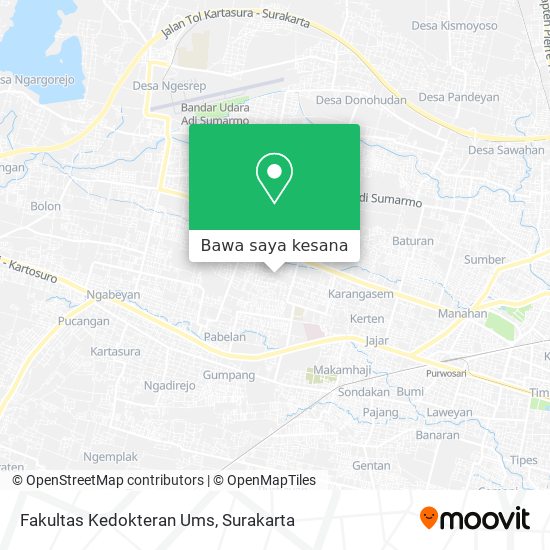 Peta Fakultas Kedokteran Ums