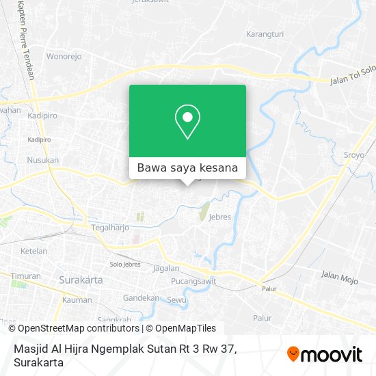 Peta Masjid Al Hijra Ngemplak Sutan Rt 3 Rw 37