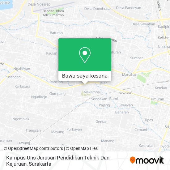 Peta Kampus Uns Jurusan Pendidikan Teknik Dan Kejuruan