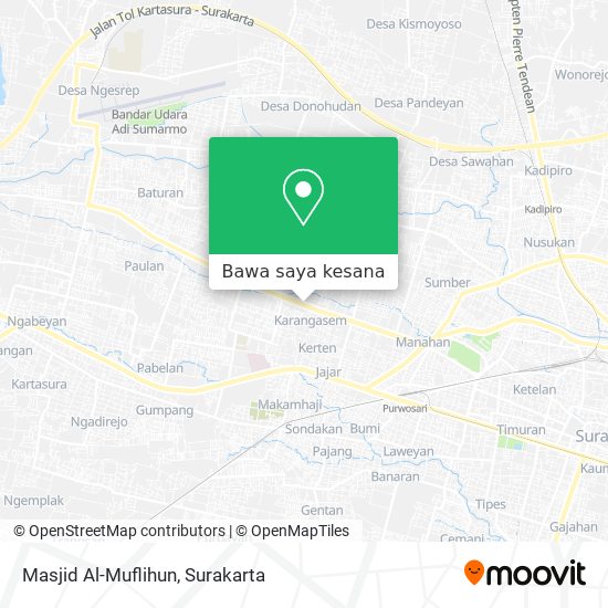 Peta Masjid Al-Muflihun
