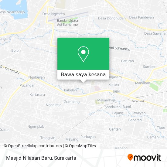 Peta Masjid Nilasari Baru