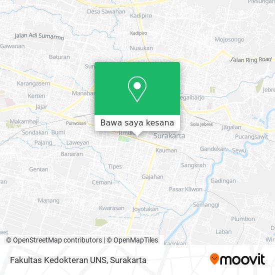 Peta Fakultas Kedokteran UNS