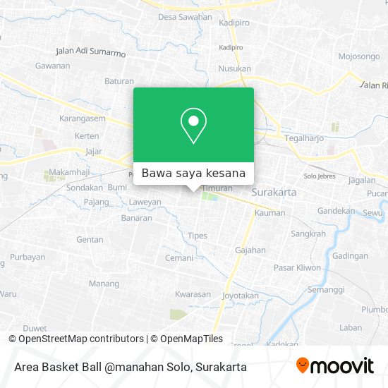 Peta Area Basket Ball @manahan Solo