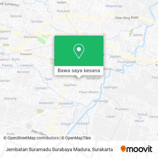 Peta Jembatan Suramadu Surabaya Madura