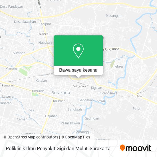 Peta Poliklinik Ilmu Penyakit Gigi dan Mulut