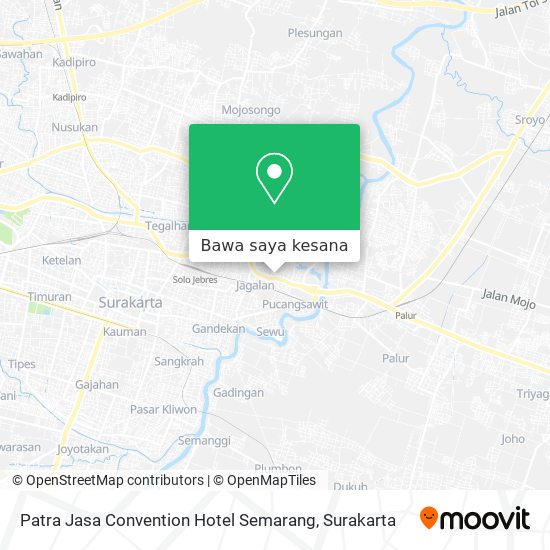 Peta Patra Jasa Convention Hotel Semarang