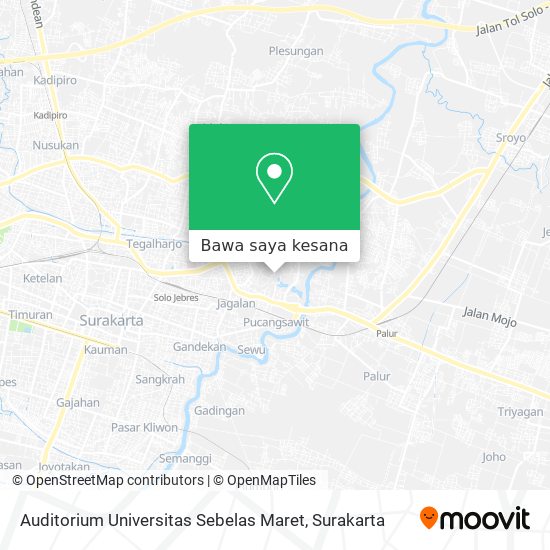 Peta Auditorium Universitas Sebelas Maret