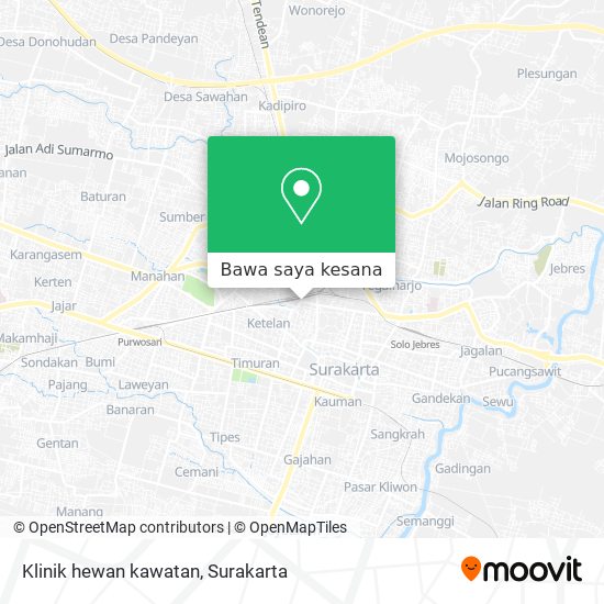Peta Klinik hewan kawatan