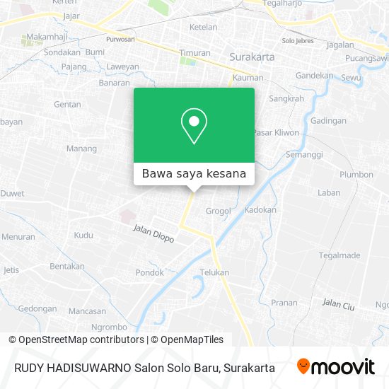 Peta RUDY HADISUWARNO Salon Solo Baru