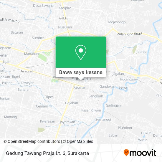 Peta Gedung Tawang Praja Lt. 6