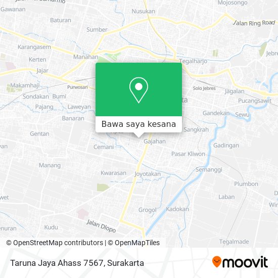 Peta Taruna Jaya Ahass 7567