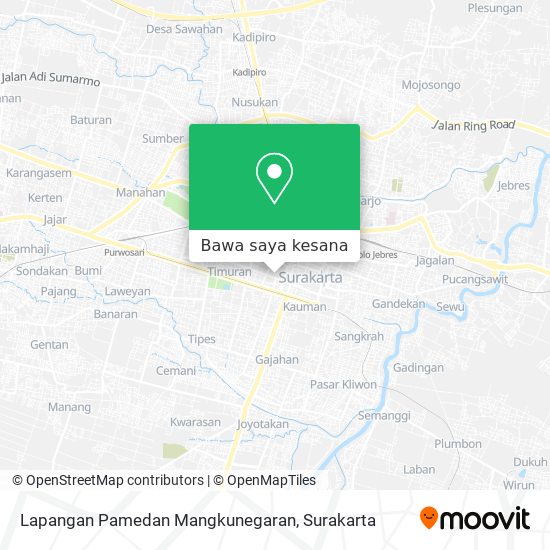Peta Lapangan Pamedan Mangkunegaran