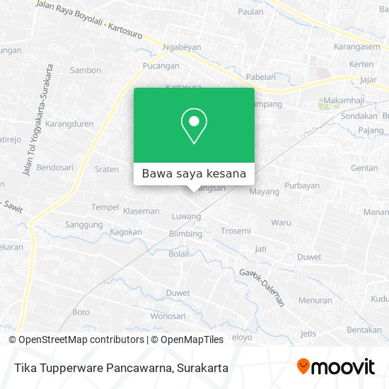 Peta Tika Tupperware Pancawarna