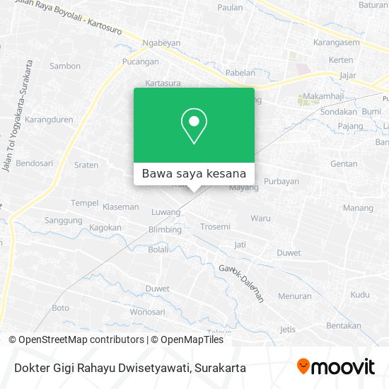 Peta Dokter Gigi Rahayu Dwisetyawati
