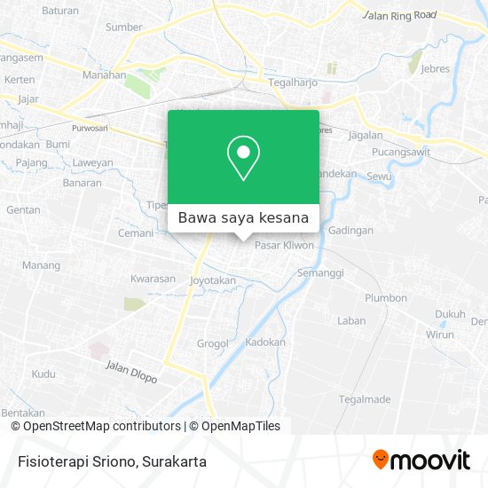 Peta Fisioterapi Sriono