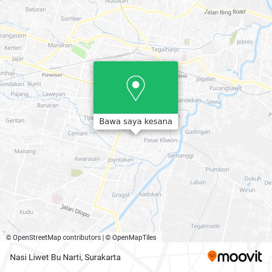 Peta Nasi Liwet Bu Narti