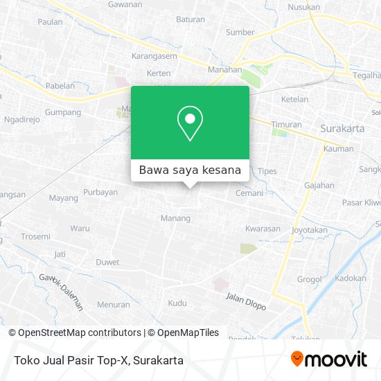 Peta Toko Jual Pasir Top-X