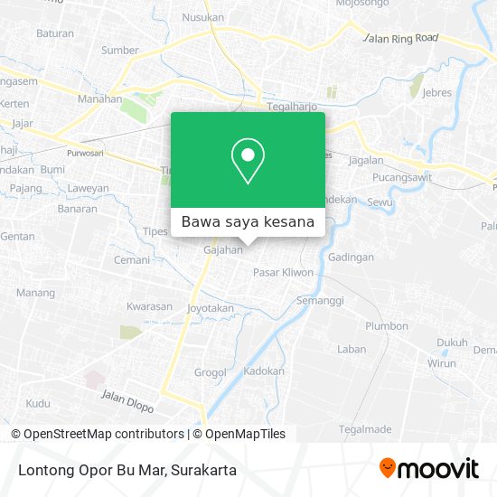 Peta Lontong Opor Bu Mar