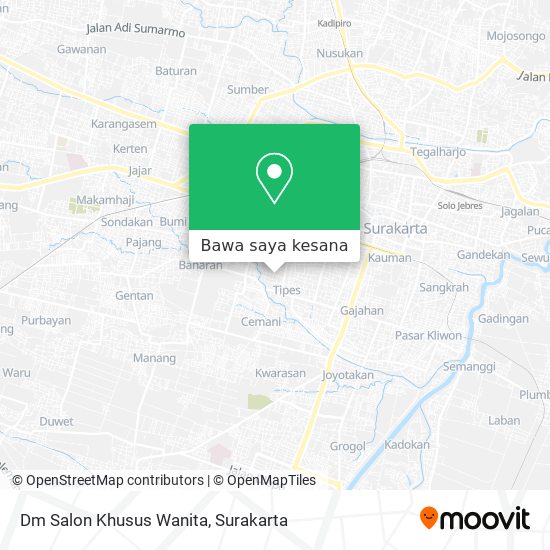Peta Dm Salon Khusus Wanita