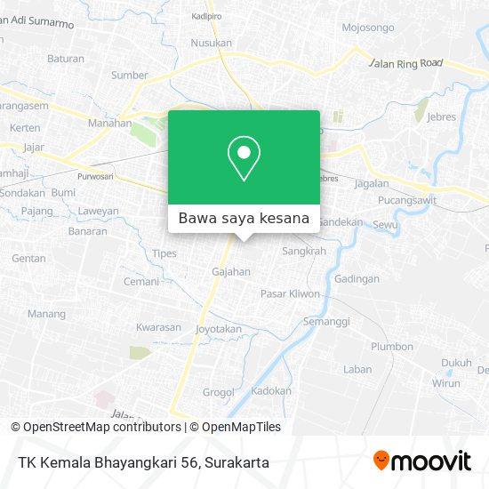 Peta TK Kemala Bhayangkari 56