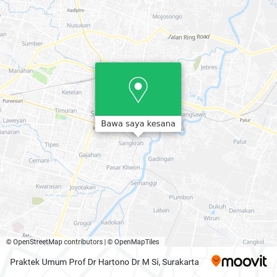 Peta Praktek Umum Prof Dr Hartono Dr M Si