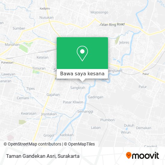 Peta Taman Gandekan Asri