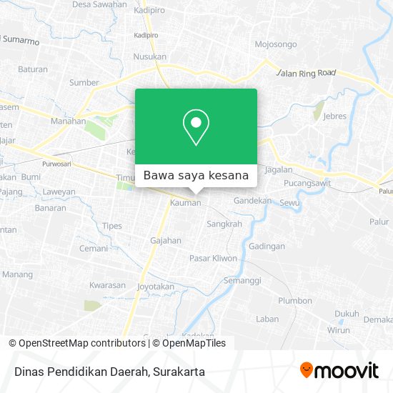 Peta Dinas Pendidikan Daerah