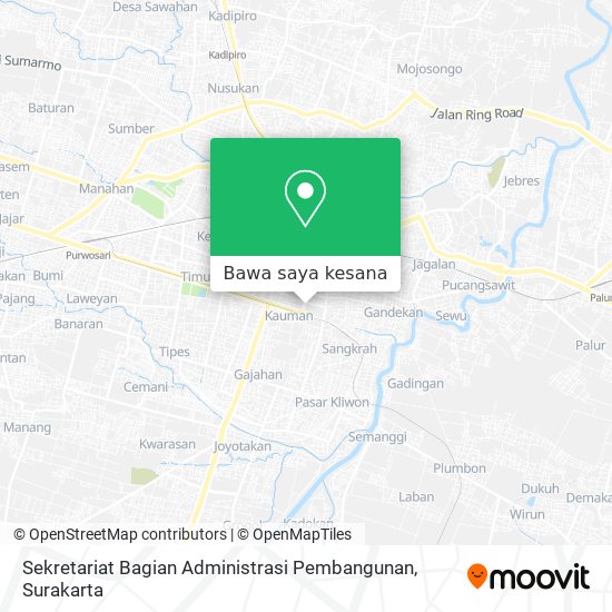 Peta Sekretariat Bagian Administrasi Pembangunan