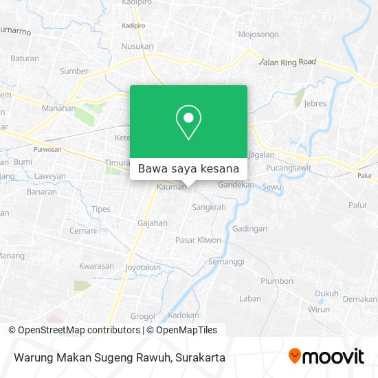 Peta Warung Makan Sugeng Rawuh