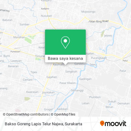Peta Bakso Goreng Lapis Telur Najwa