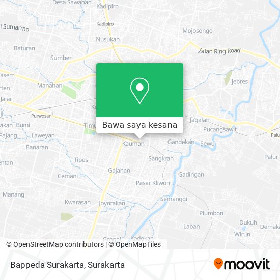 Peta Bappeda Surakarta