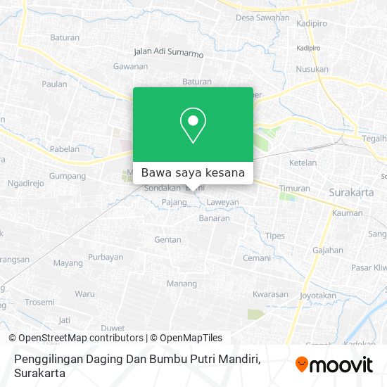 Peta Penggilingan Daging Dan Bumbu Putri Mandiri