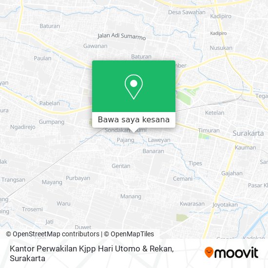 Peta Kantor Perwakilan Kjpp Hari Utomo & Rekan