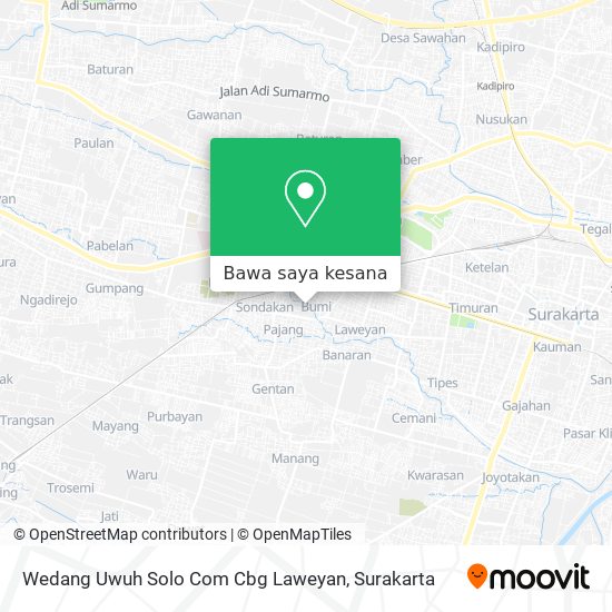 Peta Wedang Uwuh Solo Com Cbg Laweyan