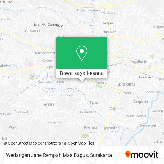 Peta Wedangan Jahe Rempah Mas Bagus