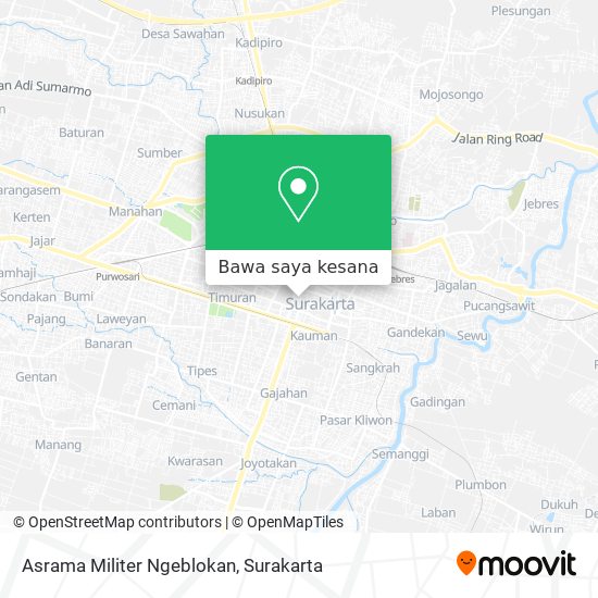 Peta Asrama Militer Ngeblokan