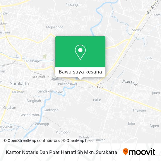 Peta Kantor Notaris Dan Ppat Hartati Sh Mkn