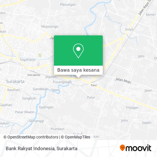Peta Bank Rakyat Indonesia