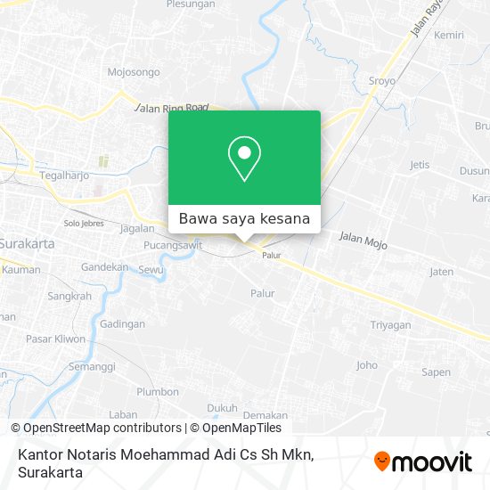 Peta Kantor Notaris Moehammad Adi Cs Sh Mkn