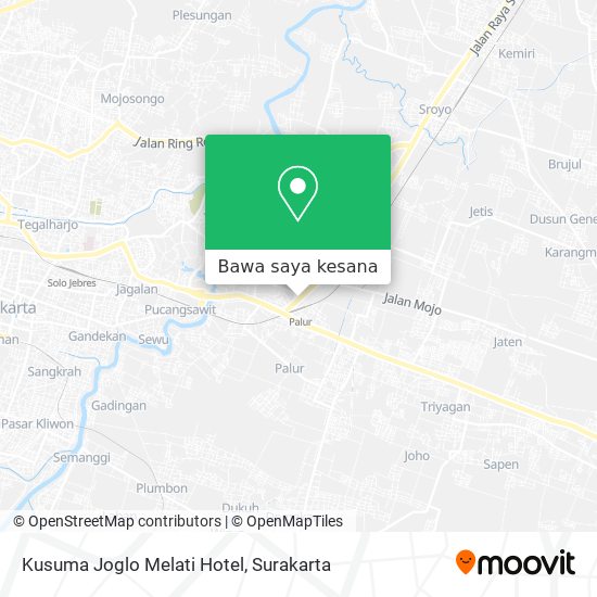 Peta Kusuma Joglo Melati Hotel