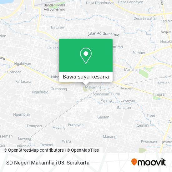 Peta SD Negeri Makamhaji 03