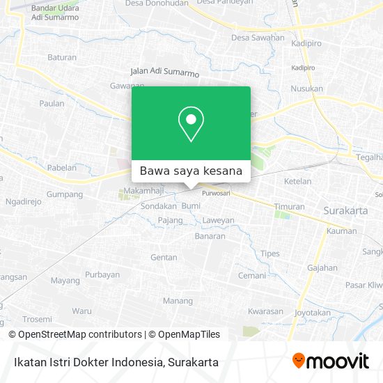 Peta Ikatan Istri Dokter Indonesia