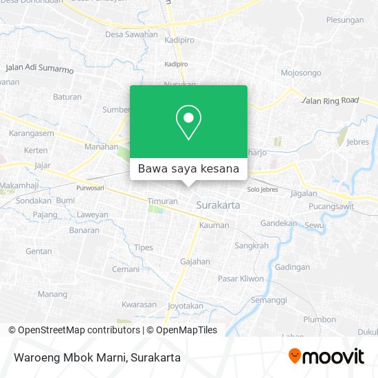 Peta Waroeng Mbok Marni