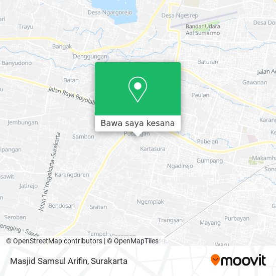 Peta Masjid Samsul Arifin