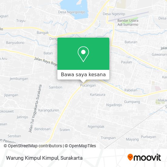 Peta Warung Kimpul Kimpul